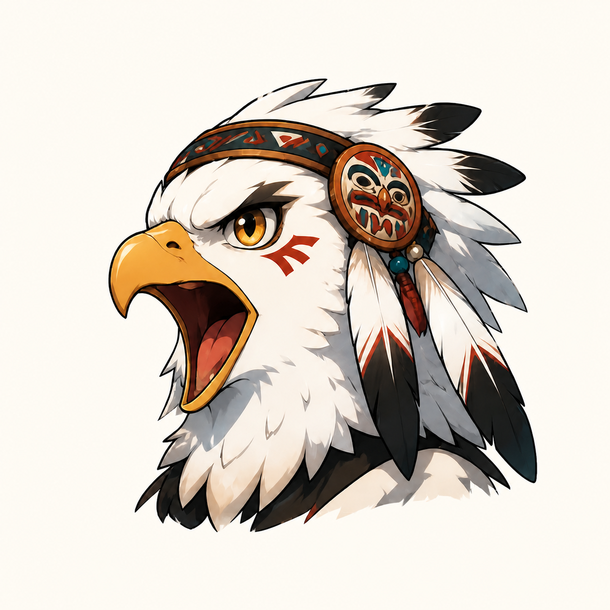Bald eagle safety warning.